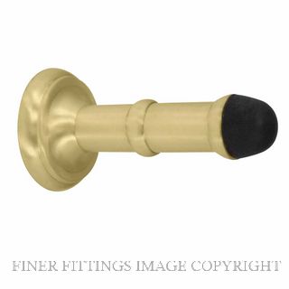 WINDSOR 5090 MSB 73MM DOORSTOP CONCEALED SKIRTING FIX MATT SATIN BRASS