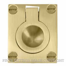 WINDSOR 5154 MSB FLUSH RINGS MATT SATIN BRASS