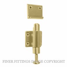 WINDSOR 5194 MSB SOLID BRASS SPRING CATCH MATT SATIN BRASS