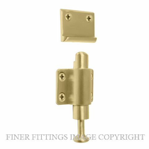 WINDSOR 5194 MSB SOLID BRASS SPRING CATCH MATT SATIN BRASS