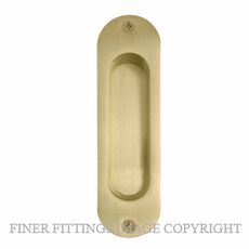 WINDSOR 8141 MSB SINGLE FLUSHPULL 120X34MM MATT SATIN BRASS