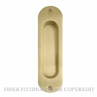WINDSOR 8141 MSB SINGLE FLUSHPULL 120X34MM MATT SATIN BRASS