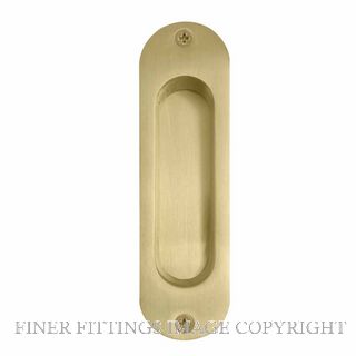 WINDSOR 8141 MSB SINGLE FLUSHPULL 120X34MM MATT SATIN BRASS