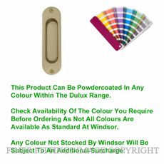 WINDSOR 8141 PC SINGLE FLUSHPULL 120X34MM POWDER COAT