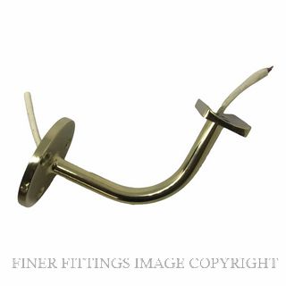 FINER FITTINGS  BB1 LED HANDRAIL BRACKETS POLISHED BRASS