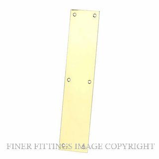 DRAKE & WRIGLEY 1091 300X60 PB PUSH PLATES POLISHED BRASS
