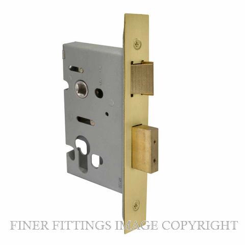 WINDSOR 1114 - 1115 MSB EURO MORTICE LOCKS MATT SATIN BRASS