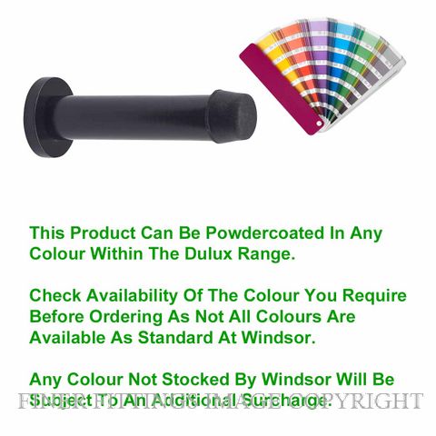 WINDSOR 5240 PC 85MM DOORSTOP POWDER COAT