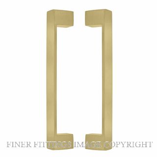 WINDSOR 8193 MSB PULL HANDLE BACK TO BACK 235 OA MATT SATIN BRASS