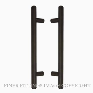 WINDSOR 8190 BLK PULL HANDLE BACK TO BACK 300MM OA MATT BLACK