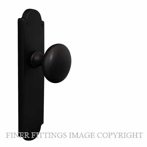 WINDSOR 3003-3019 VICTORIAN KNOB HANDLES MATT BLACK