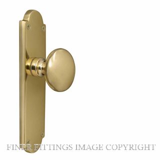 WINDSOR 3004 PB VICTORIAN KNOB LATCH HANDLES POLISHED BRASS