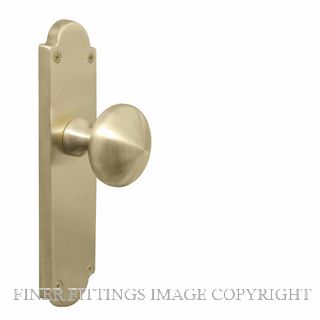 WINDSOR 3004 USB VICTORIAN KNOB LATCH HANDLES UNLACQUERED SATIN BRASS