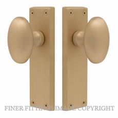 WINDSOR MSB 5127-5179 CAMDEN OVAL KNOB HANDLES MATT SATIN BRASS
