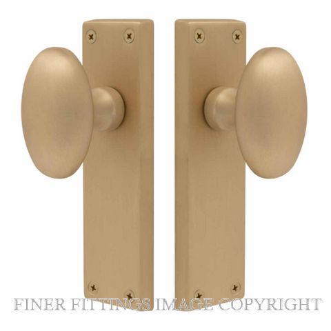 WINDSOR MSB 5127-5179 CAMDEN OVAL KNOB HANDLES MATT SATIN BRASS