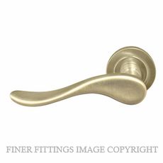 WINDSOR 8167 - 8243 USB HAVEN LEVER ON ROSE UNLACQUERED SATIN BRASS