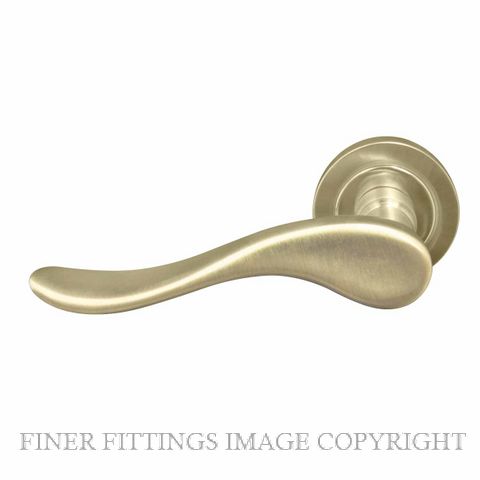 WINDSOR 8167 - 8243 USB HAVEN LEVER ON ROSE UNLACQUERED SATIN BRASS