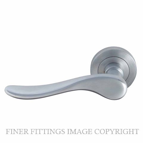 WINDSOR 8167 - 8243 SC HAVEN LEVER ON ROSE SATIN CHROME