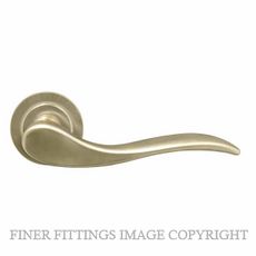 WINDSOR 8170 - 8259 HERMITAGE LEVER ON ROSE UNLACQUERED SATIN BRASS
