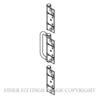 BRIO BW7-35HSS INTER HINGE SET-OFFSET O/WARD SS SATIN STAINLESS