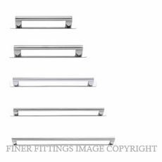IVER 20884B-20924B CABINET PULL WITH BACKPLATE CHROME PLATE