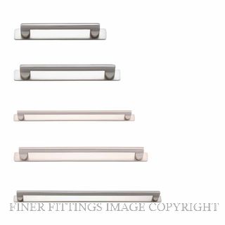 IVER 20889B BALTIMORE 146MM CABINET PULL WITH BACKPLATE SATIN NICKEL