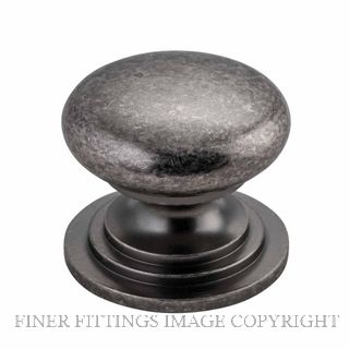 IVER 0572 CUPBOARD KNOB SARLAT DISTRESSED NICKEL P27XD32MM