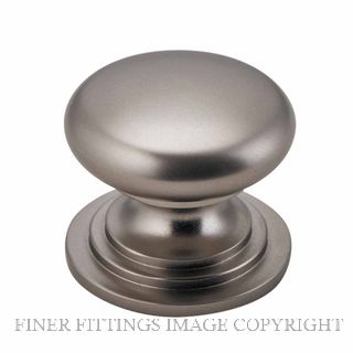 IVER 0576 CUPBOARD KNOB SARLAT SATIN NICKEL P27XD32MM