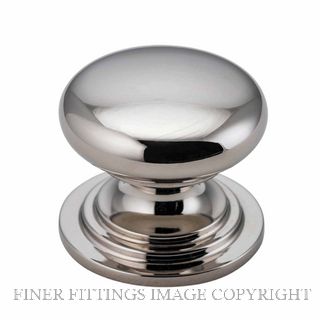 IVER 0574 CUPBOARD KNOB SARLAT POLISHED NICKEL P27XD32MM