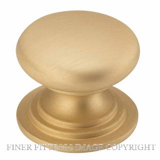 IVER 0578 CUPBOARD KNOB SARLAT SATIN BRASS P27XD32MM