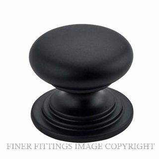 IVER 0564 CUPBOARD KNOB SARLAT MATT BLACK P27XD32MM