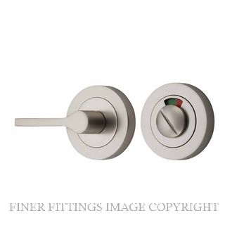 IVER 21716 ROUND ACCESSIBIILITY PRIVACY TURN WITH INDICATOR SATIN NICKEL