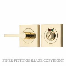 IVER 21720 SQUARE ACCESSIBIILITY PRIVACY TURN WITH INDICATOR POLISHED BRASS