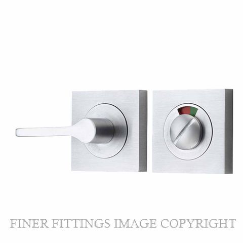IVER 21724 SQUARE ACCESSIBIILITY PRIVACY TURN WITH INDICATOR BRUSHED CHROME