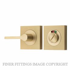 IVER 21725 SQUARE ACCESSIBIILITY PRIVACY TURN WITH INDICATOR BRUSHED BRASS