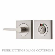 IVER 21726 SQUARE ACCESSIBIILITY PRIVACY TURN WITH INDICATOR SATIN NICKEL