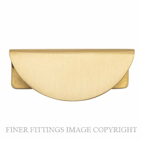 IVER 20936 OSAKA 80MM LIP DRAWER PULL BRUSHED BRASS