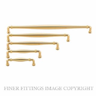 IVER 21060 SARLAT 144MM CABINET PULL POLISHED BRASS