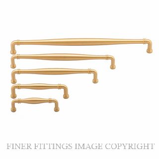 IVER 21066 SARLAT 144MM CABINET PULL BRUSHED BRASS