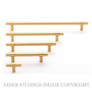 IVER 20986 HELSINKI 50MM CABINET PULL BRUSHED BRASS