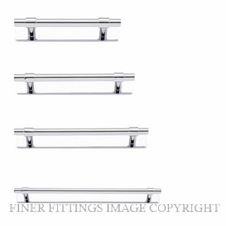 IVER 20994B HELSINKI 141MM CABINET PULL WITH BACKPLATE CHROME PLATE