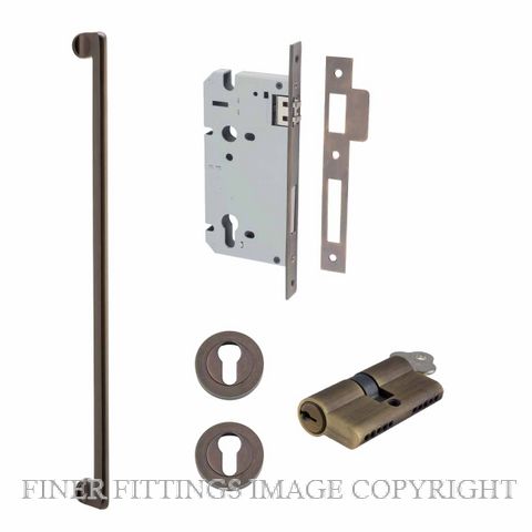 IVER 21301 BALTIMORE PULL HANDLE LOCK KITS SIGNATURE BRASS