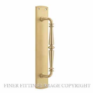 IVER 4501 SARLAT PULL HANDLE 380X65MM BRUSHED BRASS