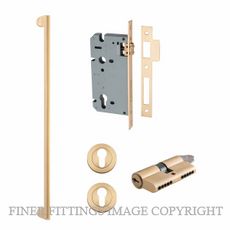 IVER 21306 BALTIMORE PULL HANDLE LOCK KITS BRUSHED BRASS