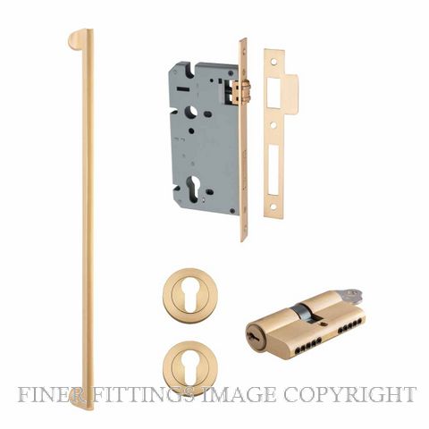 IVER 21306 BALTIMORE PULL HANDLE LOCK KITS BRUSHED BRASS