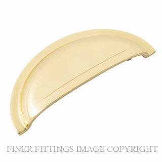 IVER 20816 SARLAT 96MM DRAWER PULL BRUSHED BRASS