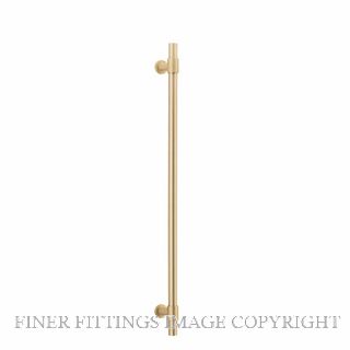 IVER 20707 HELSINKI PULL HANDLE 560MM BRUSHED BRASS