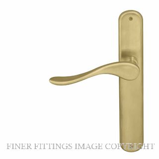 WINDSOR 8168 MSB HAVEN OVAL LONGPLATE MATT SATIN BRASS