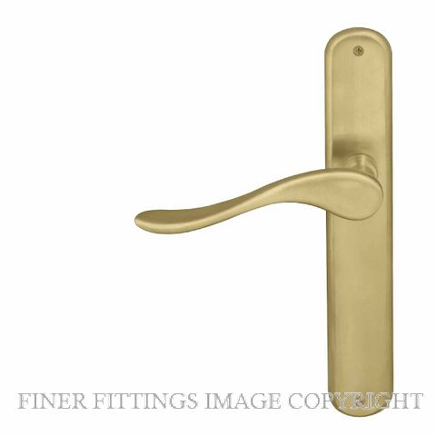 WINDSOR HAVEN OVAL MSB LONGPLATE MATT SATIN BRASS