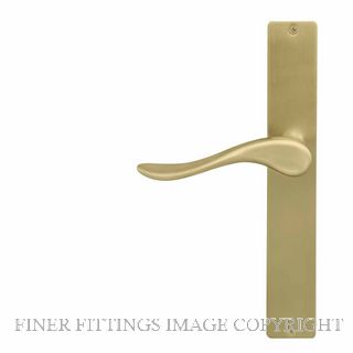 WINDSOR 8194RD MSB HAVEN SQUARE LONGPLATE DUMMY RIGHT HAND MATT SATIN BRASS